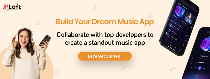 Create a Music App CTA